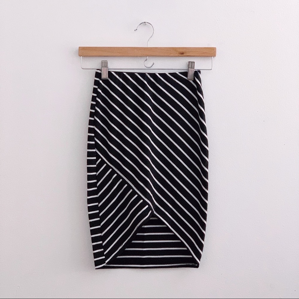 Wrap Pencil Skirt 🦓